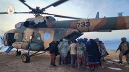 د هرات هوایي ځواک لواء په واورو کې بند هیوادوال وژغورل